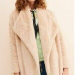 Dress Forum Faux Fur Open Coat Urban Outfitters Small $55